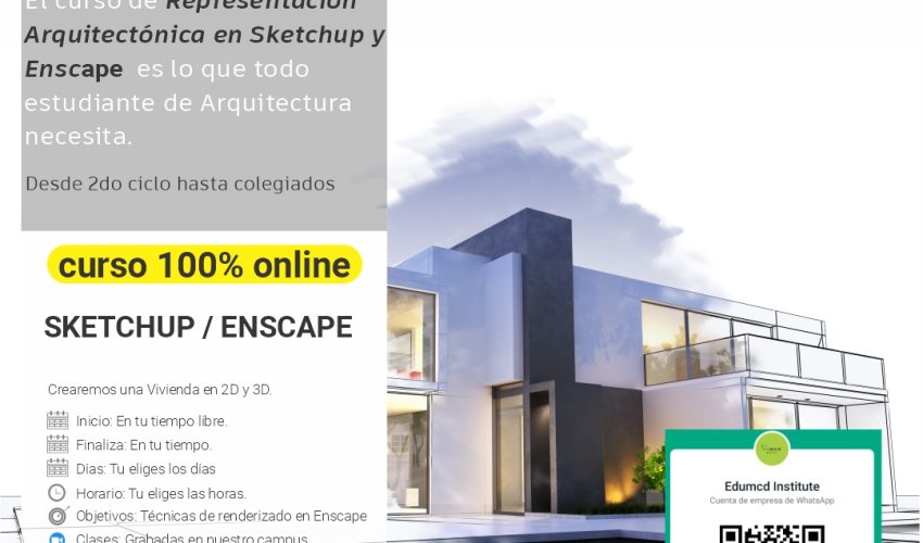 RENDERING SPECIALIST SKETCHUP / ENSCAPE RENDERING SPECIALIST SKETCHUP / ENSCAPE