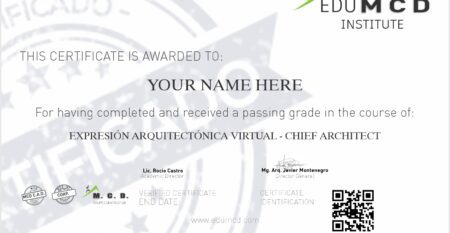 Certificado EduMCD Representación Arquitectónica